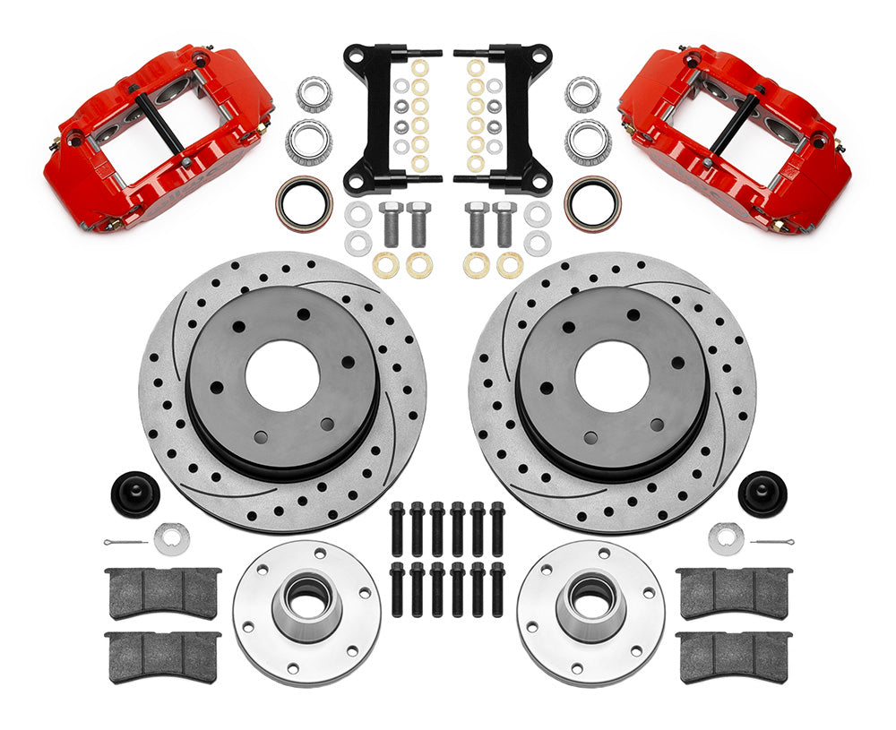 Wilwood - 1963-1986 Chevy/GMC C10 Front Big Brake Kit Forged Narrow Superlite 6R (6 x 5.50 Hub and 2PC Rotor) - 12.19-Inch Rotors