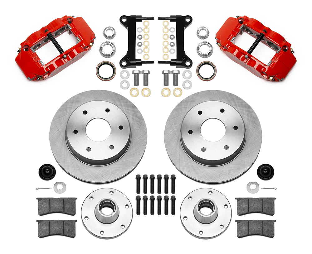 Wilwood - 1963-1986 Chevy/GMC C10 Front Big Brake Kit Forged Narrow Superlite 6R (6 x 5.50 Hub and 2PC Rotor) - 12.19-Inch Rotors