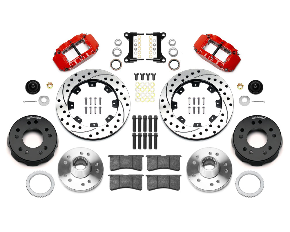 Wilwood - 1988-1999 Chevy/GMC C1500-OBS Forged Narrow Superlite 6R Big Brake Front Brake Kit (Hub) - 12.19-in Rotor Diameter