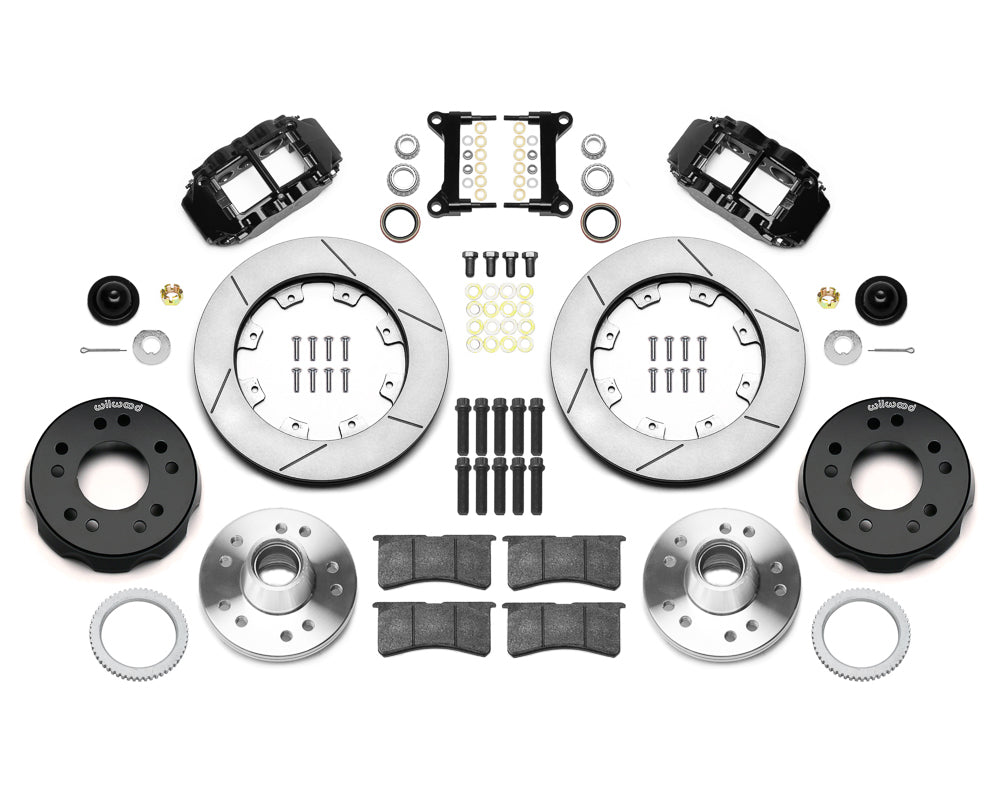 Wilwood - 1988-1999 Chevy/GMC C1500-OBS Forged Narrow Superlite 6R Big Brake Front Brake Kit (Hub) - 12.19-in Rotor Diameter