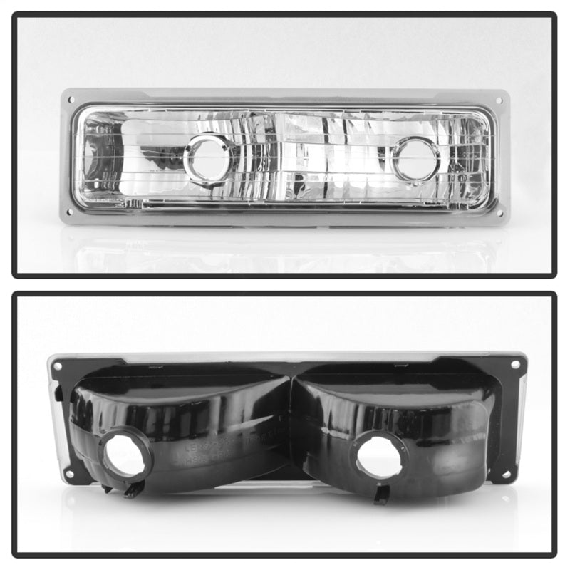 Spyder Xtune 94-98 Chevy/GMC C/K Series 1500/2500 Headlights w/ Parking Lights - Chrome