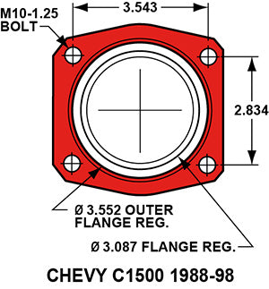 Wilwood - 1988-1998 Chevy/GMC C1500-OBS Forged Dynalite Rear Parking Brake Kit - 12.19-Inch Rotors