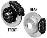 Wilwood - 1988-1998 Chevy/GMC C1500-OBS Complete Front and Rear Big Brake Kit - 12.19-in Rotor Diameter