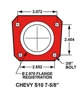 Wilwood - Chevy S10 Axle Flange Forged Dynapro Low-Profile Rear Parking Brake Kit - 11-Inch Rotors