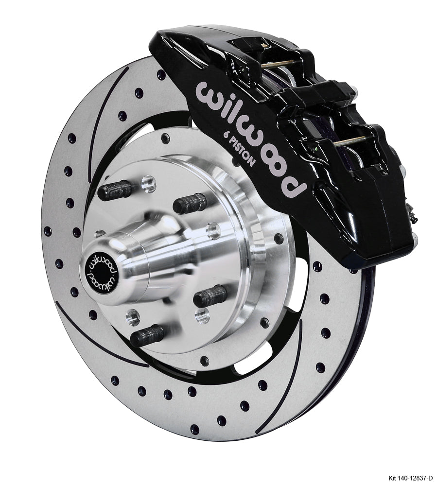 Wilwood - 1982-2003 Chevy S10 Forged Dynapro 6 Big Brake Front Brake Kit - 12.19-Inch Rotors