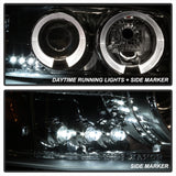 Spyder 99-06 GMC Sierra 1500/2500/3500 Projector Headlights LED Halo - Chrome