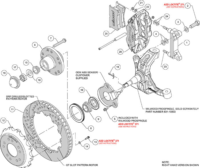 Wilwood - 1988-1998 Chevy/GMC C1500-OBS Complete Front and Rear Big Brake Kit - 13-in Rotor Diameter