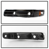 Spyder Xtune Chevy Silverado 99-02 Amber Reflector Bumper Lights - Black