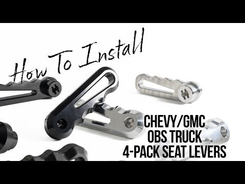 Chevy/GMC OBS C/K 1500 1995-1999 Billet 4 Seat Lever Pack