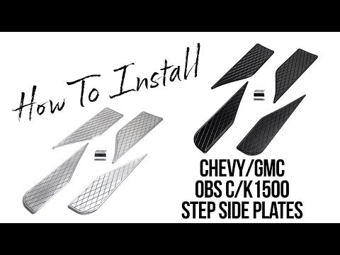 Chevy | GMC 1988-1998 OBS C1500 and K1500 Billet Step-Side Plates (Set of 4)