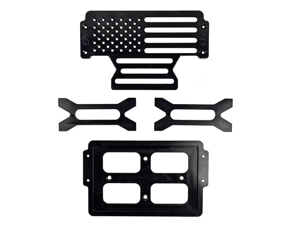 Billet Interstate MT-24F Battery Mount, Flag Top